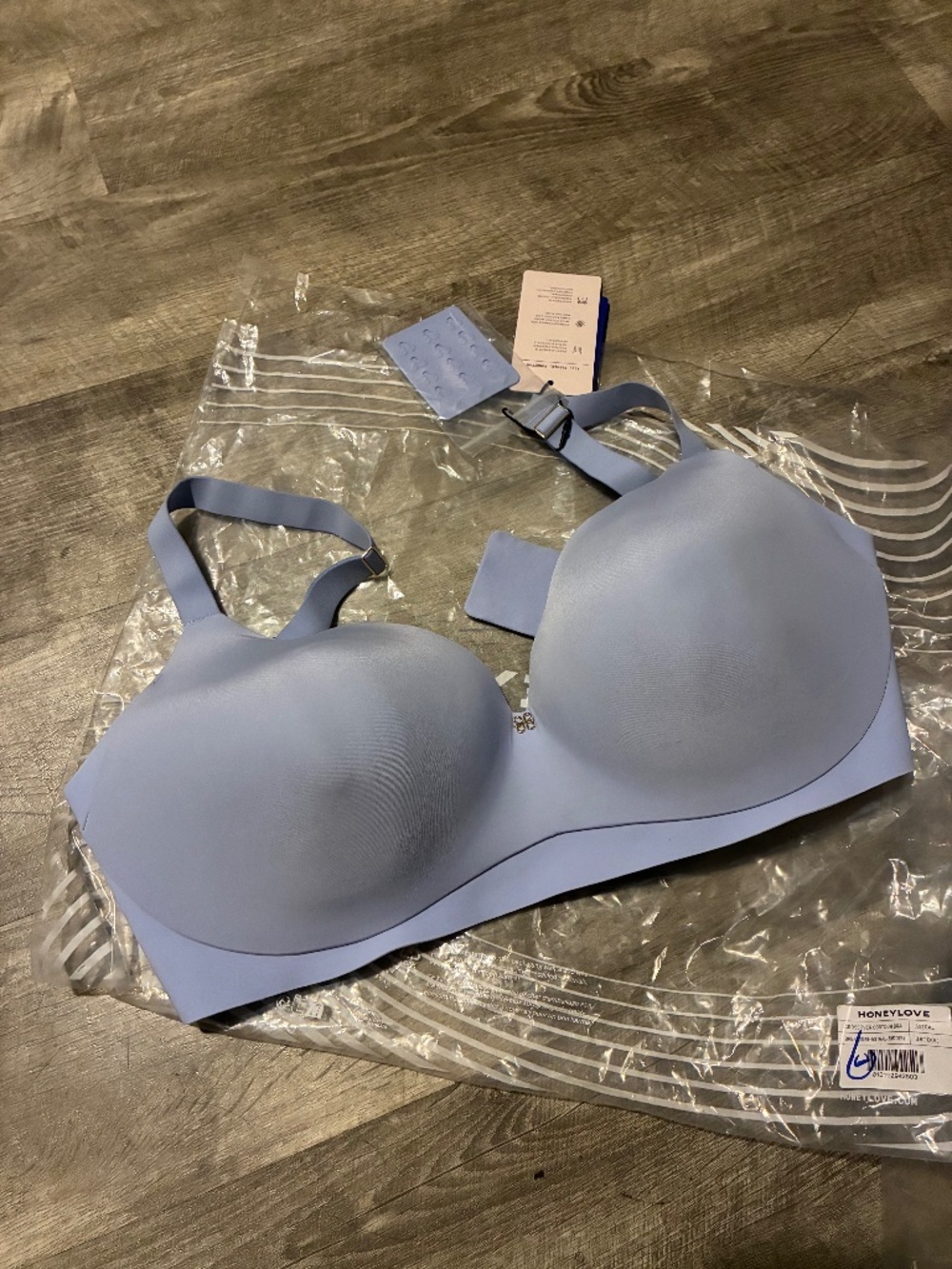 Women’s Honeylove Contour Bra Arctic SZ 38DD(E) New NWT
